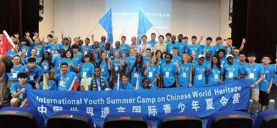 Teens join summer camp on world heritage