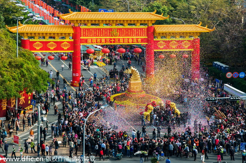 Shenzhen Spring Festival flower fair opens