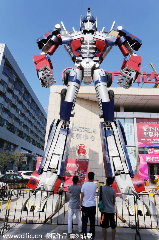 'Transformers' spring up across China