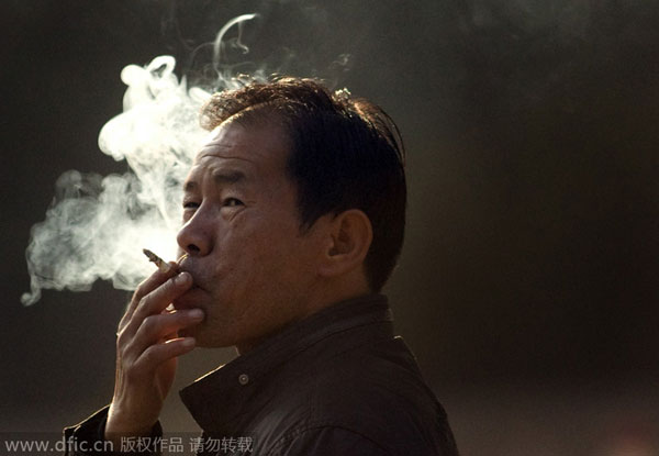 Nearly 1.1 bln Chinese suffering from smoking