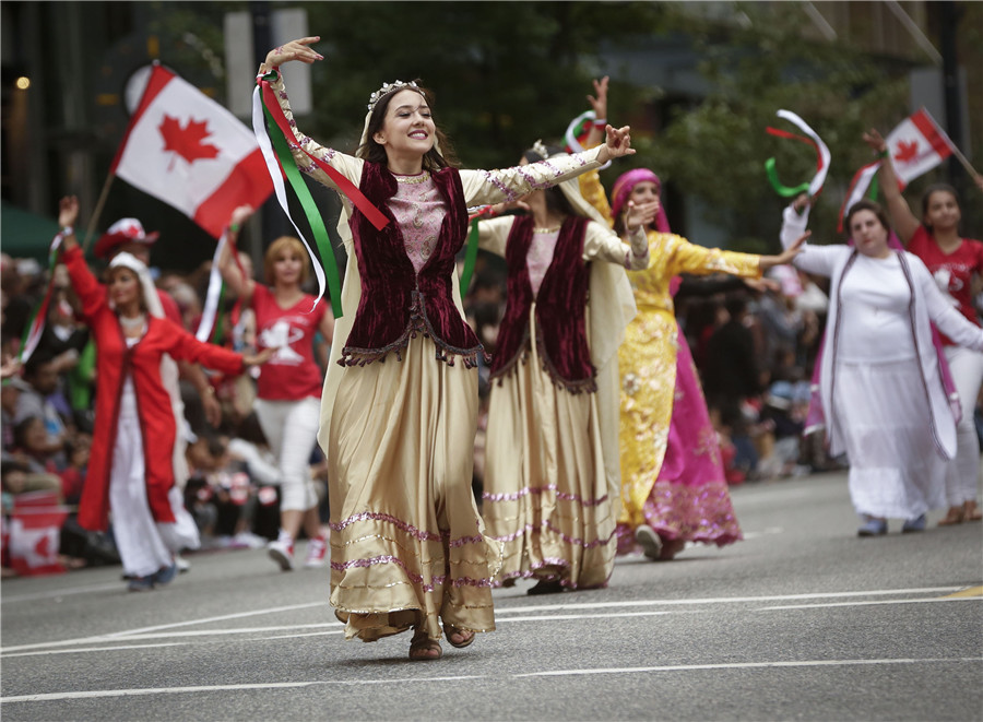 Celebrations held to mark 149th anniv. of Canada's foundation