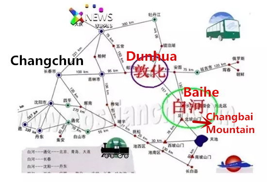 Travel to Changbai Mountain by high-speed train