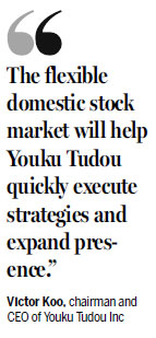 Youku Tudou eyes domestic listing