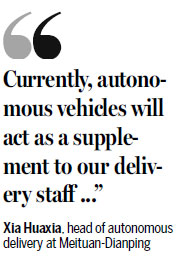 Meituan-Dianping eyes burgeoning autonomous tech sector