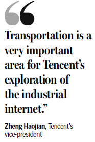Tencent looks to tap smart transport