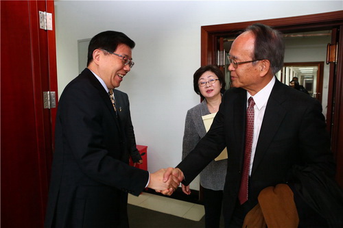 President Li Wei meets with head of Japan-China Economic Association