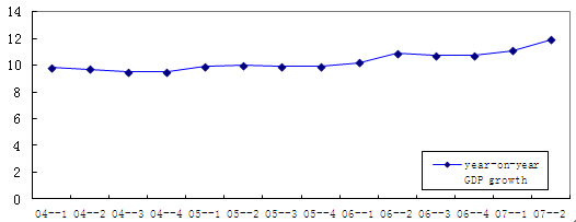 Analysis of the Economic Situation in the First Half of 2007 and Forecast for Economic Performance in the Latter Half of the Year*