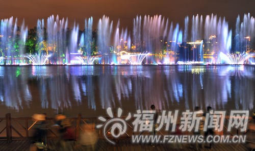 榕城灯光夜景璀璨“醉”人