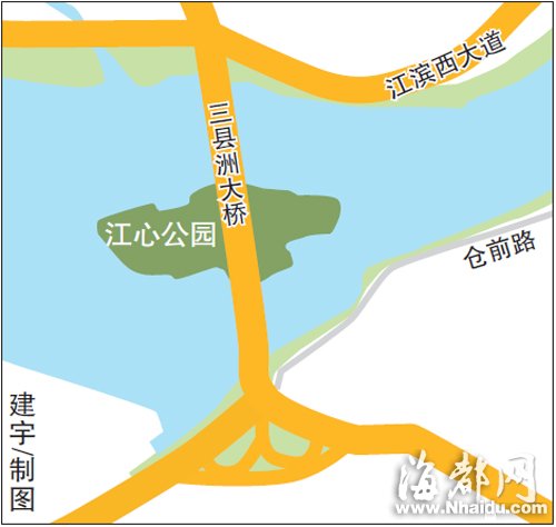 福州江心公园将要重新开放