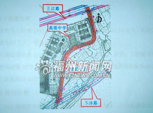 三江口高中配套建新路　旅游文化城多条南北通道