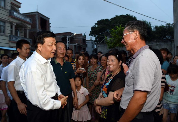 Liu Yunshan visits Fujian
