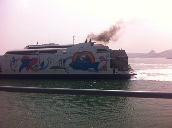 One year anniversary for cross-Straits ferry