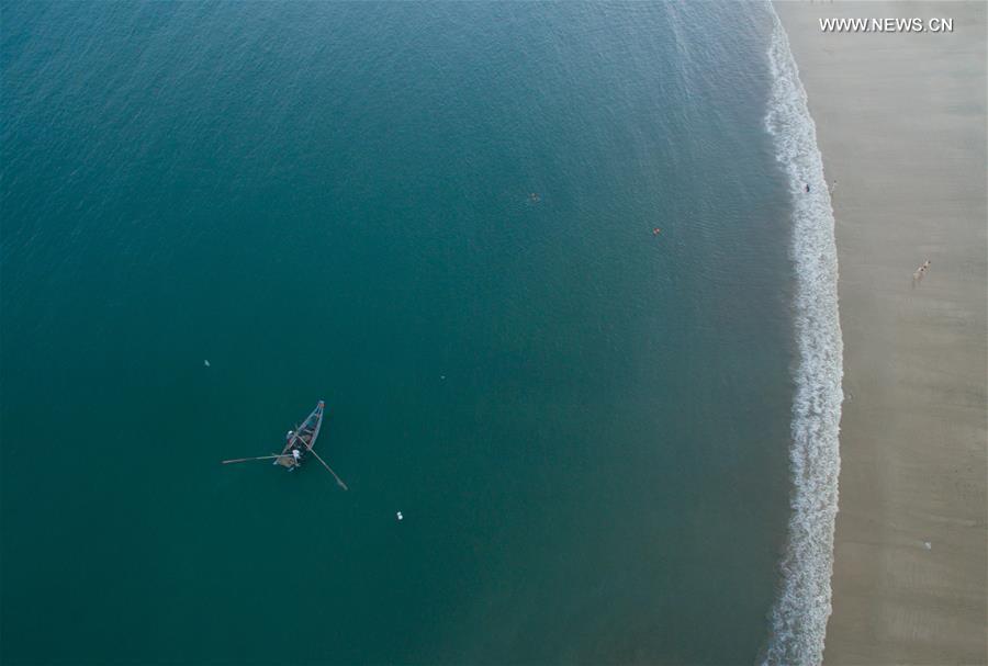 Enchanting scenery of coastline in SE China's Fujian