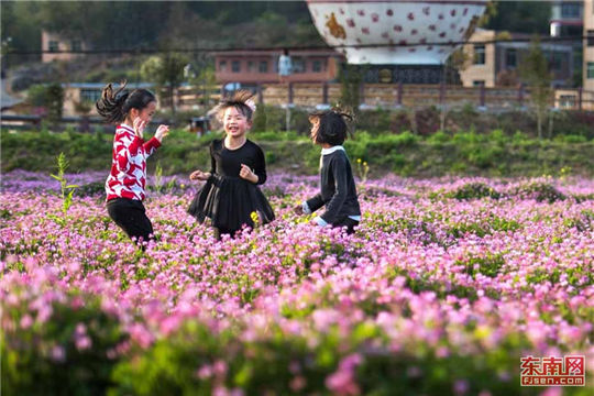 In pics: Booming rural tourism in Yongtai