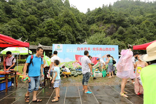 Watermelon festival opens in Baishuiyang