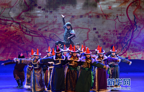 Mongolian dance drama staged in Lanzhou