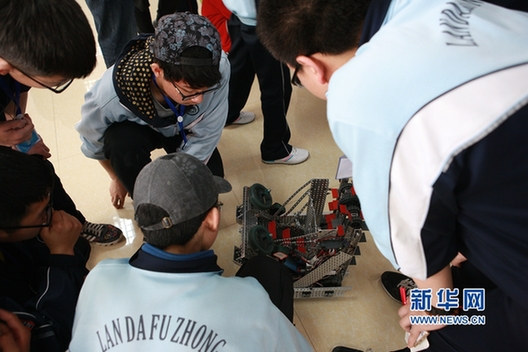 Robotics competition takes place in Lanzhou