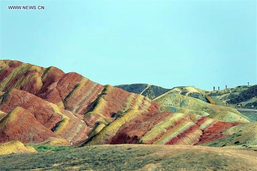 Amazing scenery of Danxia landform in China's Gansu