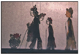Shadow puppetry feast in Gansu