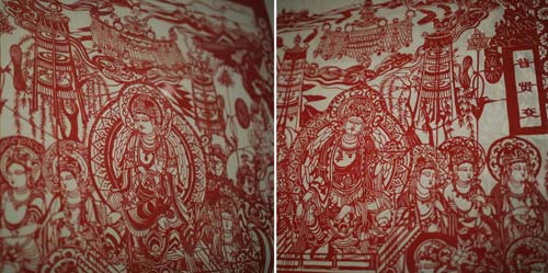 A life devoted to Dunhuang paper cutting