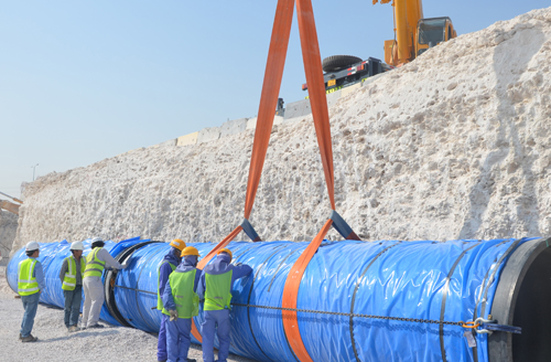 The first node work launched for Qatar Mega Reservoir Package E