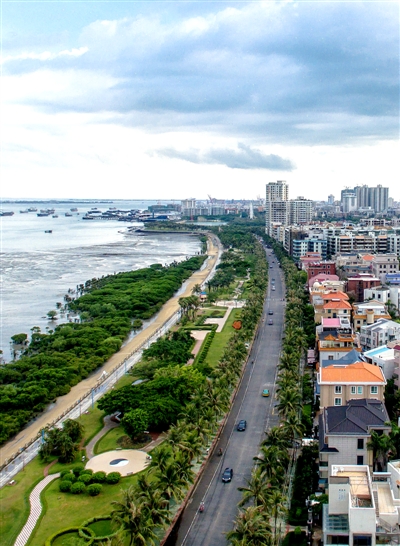 Xiashan Sea-view Corridor: a place for leisure