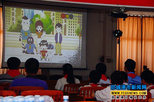 Fangchenggang releases first traffic safety cartoon