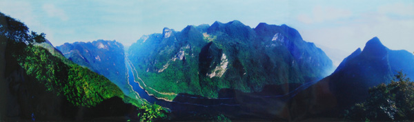 The Longtan Deep Valley National Forest Park in Tian’e county