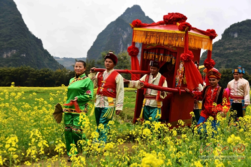 Zhuang traditional weddings promoted in Hechi