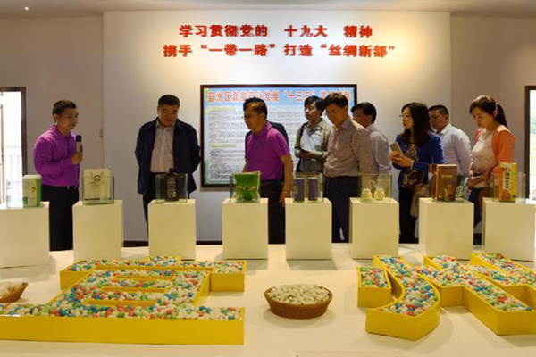 National High-quality Cocoon Silk Base Exchange Meeting held in Hechi