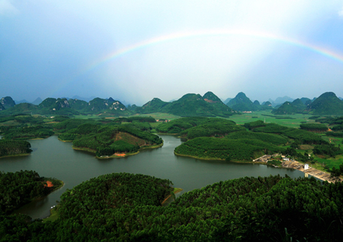 The drunken beauty of Liujiang county