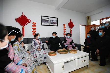 Xi inspects Guizhou ahead of Chinese New Year