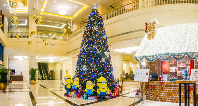 Kempinski's Christmas display in Guiyang
