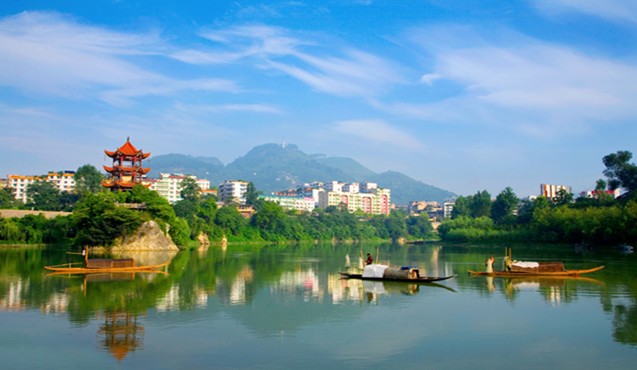 Tongren's Jinjiang River:China's purest river