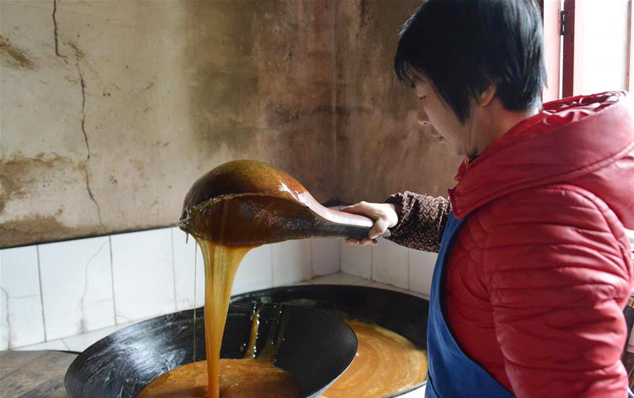 Villagers busy making Matang as Chinese Spring Festival approaches