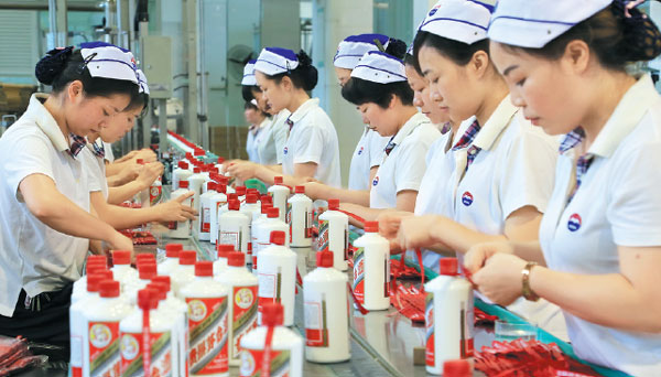 Moutai share price rises on market recovery