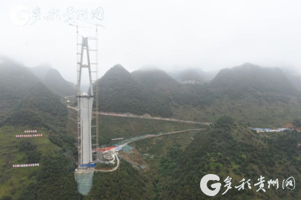 Guizhou Pingtang Grand Bridge breaks world record