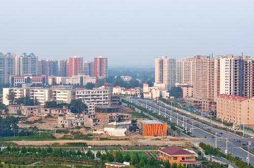 Town construction in Nanyang