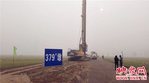 Construction starts on Henan section of Zhengzhou-Hefei High-speed Railway