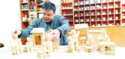 Nanyang clay sculpture works win gold medals at the Sixth Central Plains (Hebi) Cultural Industries Fair