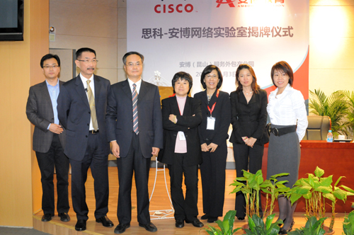 Cisco Network Lab lands in Ambow (Kunshan) Service Outsourcing Industrial Park
