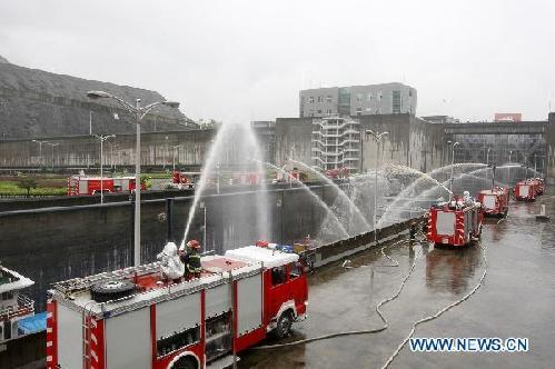 Fire drill held at Three Gorges Dam
