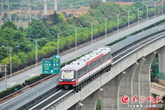Rapid transit systems serve beyond Changsha