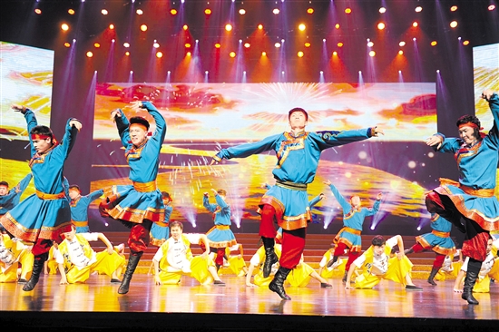 Inner Mongolian culture performance at the National Book Expo