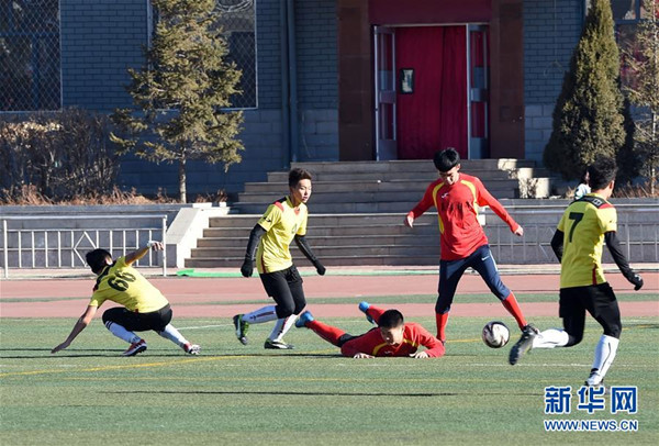 Baotou promotes campus soccer