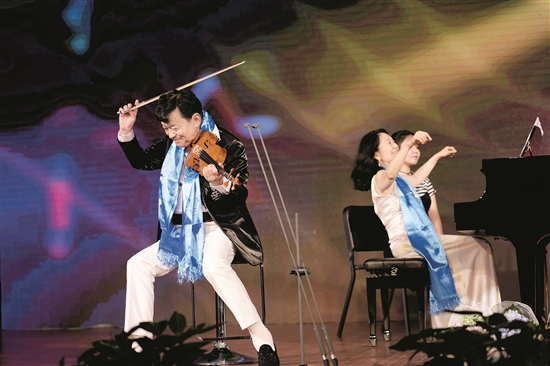 Violin concert staged in Baotou