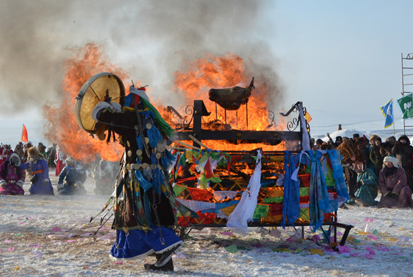 Mongolian religious dance