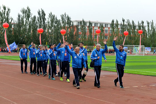 Football tournament is on among Chinese, Russian and Mongolian universities