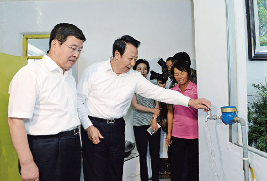 Inner Mongolia heads inspect Ten Full Coverage project