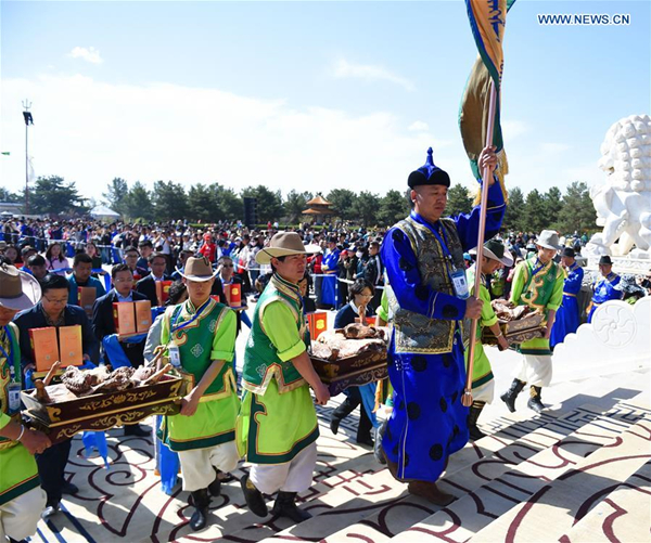 Sacrificial ceremony for Genghis Khan held in North China